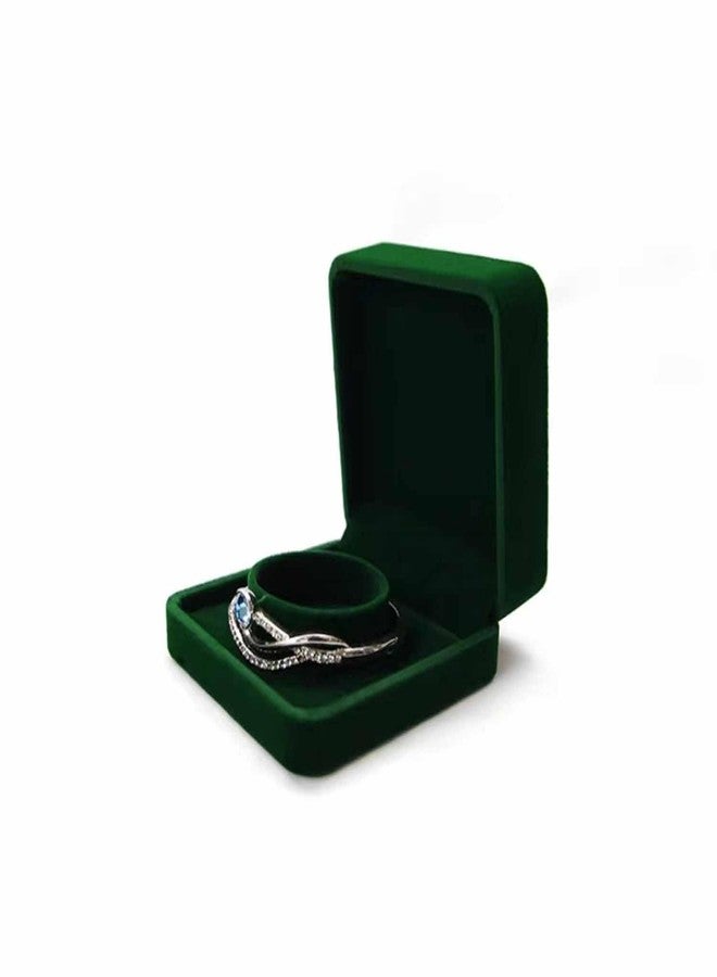 FAYADA Bracelet Box Gift Velvet Bangle Gift Box Green Bracelet Box Display Jewelry Box Jewelry Storage Case for Wedding, Proposal, Birthday and Anniversary ONE PACKET - Image 1
